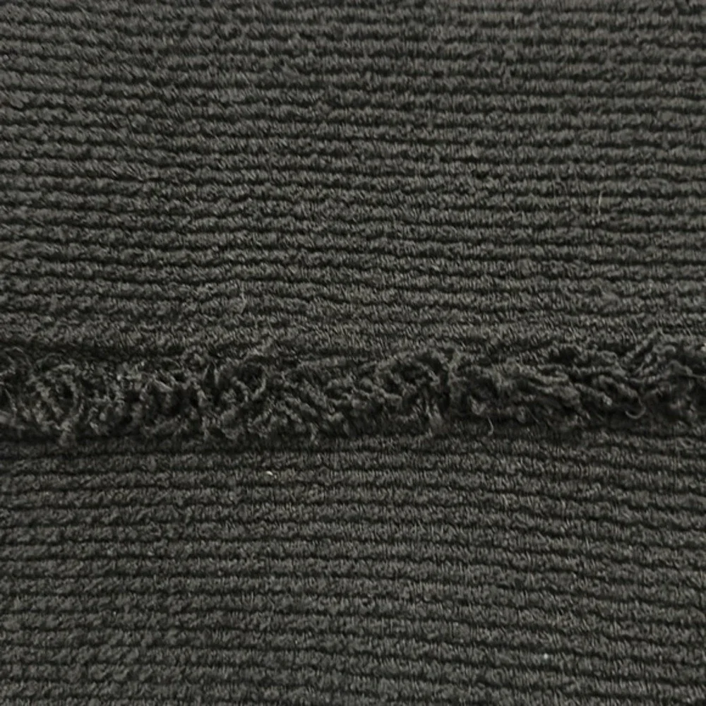 W By Worth Textured‎ Knit Fringe Trim A-Line Skirt Black Women Size 2